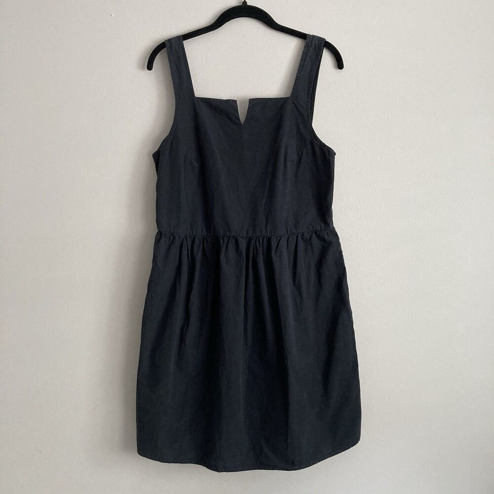 Nation LTD Black Mini Dress Sleeveless Pima Cotton Black Size Small Minimalist